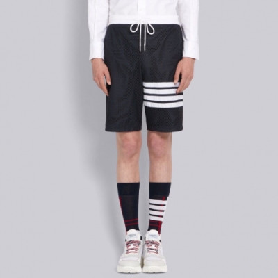 [톰브라운]Thom Browne 2020 Mens Casual Logo Training Short Pants - 톰브라운 남성 캐쥬얼 로고 트레이닝 반바지 Tho0776x.Size(s - 2xl).네이비