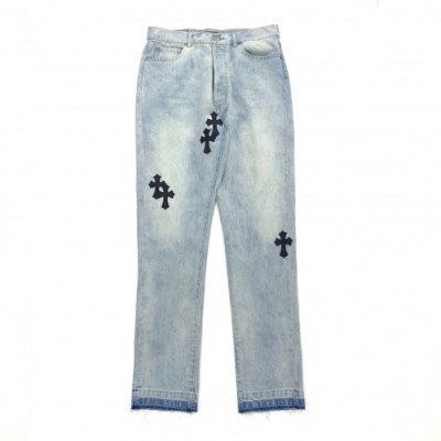 [크롬하츠]Chrom Hearts 2020 Mens Casual Denim Jeans - 크롬하츠 2020 남성 캐쥬얼 데님 청바지 Chr0135x.Size(s - xl).블루