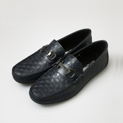 [업 신상]Ferragamo 2020 Mens Leather Loafer - 페라가모 2020 남성용 레더 로퍼  FGMS0415,Size(240 - 270).네이비