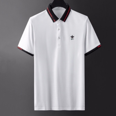 [매장판]Gucci 2020 Mens Logo Slket Short Sleeved Polo Tshirts - 구찌 2020 남성 로고 실켓 폴로 반팔티 Guc02752x.Size(m - 3xl).화이트