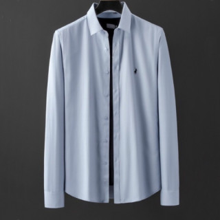[폴로]Polo 2020 Mens Business Cotton Shirts - 폴로 2020 남성 비지니스 코튼 셔츠 Pol0066x.Size(m - 4xl).블루