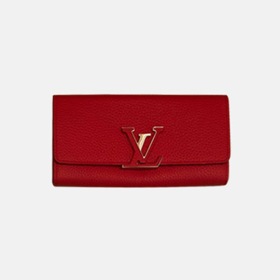 Louis Vuitton 2020 Capucines Womens Leather Wallet ,M61249 - 루이비통 2020 카푸신 여성용 레더 장지갑, LOUW0428, Size(20cm),레드