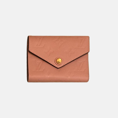 Louis Vuitton 2020 Womens Leather Wallet ,M64577 - 루이비통 2020 여성용 레더 반지갑, LOUW0432, Size(12cm),핑크