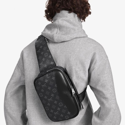 Louis Vuitton 2020 Bumbag Hip Sack,28cm - 루이비통 2020 남여공용 범백 힙색, M42906,LOUB2103,28cm,블랙