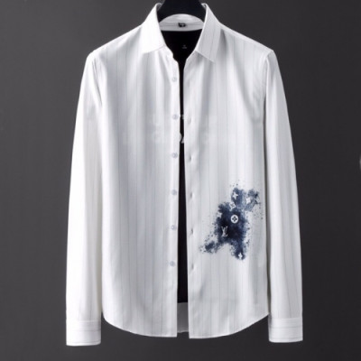 [루이비통]Louis vuitton 2020 Mens Trendy Cotton shirts - 루이비통 2020 남성 트렌디 코튼 셔츠 Lou01873x.Size(m - 3xl).화이트