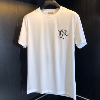 [디올]Dior 2020 Mens Casual Crew-neck Short Sleeved Tshirts - 디올 2020 남성 캐쥬얼 크루넥 반팔티 Dio0663x.Size(m - 3xl).화이트