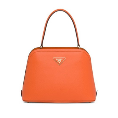 Prada 2020 Matinee Leather Tote Shoulder Bag,28.5CM - 프라다 2020 마티네 레더 토트 숄더백,1BA282-3,28.5cm,오렌지