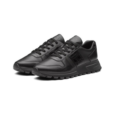[매장판]Prada 2020 Mens Leather Sneakers - 프라다 2020 남성용 레더 스니커즈,PRAS0404,Size(240 - 270).블랙
