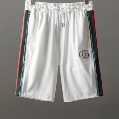 [구찌]Gucci 2020 Mens Initial Logo Vintage Casual Half Pants - 구찌 2020 남성 이니셜 로고 빈티지 캐쥬얼 반바지 Guc02771x.Size(s - 4xl).화이트