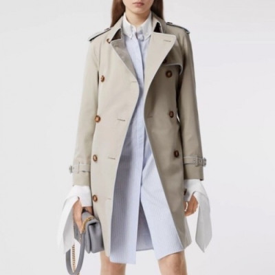 [버버리]Burberry 2020 Womens Vintage Cotton Trench Coats - 버버리 2020 여성 빈티지 코튼 트렌치 코트 Bur02705x.Size(s - xl).베이지