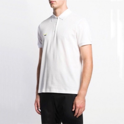 [펜디]Fendi 2020 Mens Logo Casual Short Sleeved Polo Tshirts - 펜디 2020 남성 로고 캐쥬얼 폴로 반팔티 Fen0723x.Size(s - 2xl).화이트