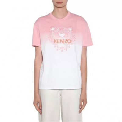 [겐조]Kenzo 2020 Mm/Wm Tiger Cotton Short Sleeved Tshirts - 겐조 2020 남/녀 타이거 캐쥬얼 코튼  반팔티 Ken0110x.Size(m - 2xl).핑크