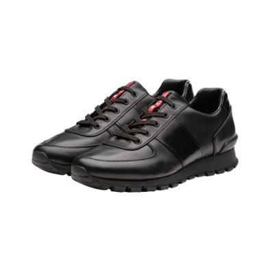 [매장판]Prada 2020 Mens Leather Running Shoes - 프라다 2020 남성용 레더 런닝슈즈,PRAS0445,Size(240 - 270).블랙