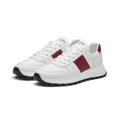 [매장판]Prada 2020 Mens Leather Running Shoes - 프라다 2020 남성용 레더 런닝슈즈,PRAS0468,Size(240 - 270).화이트
