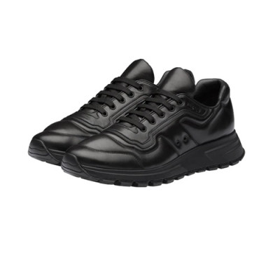 [매장판]Prada 2020 Mens Leather Running Shoes - 프라다 2020 남성용 레더 런닝슈즈,PRAS0502,Size(240 - 270).블랙