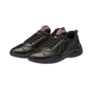 [매장판]Prada 2020 Mens Leather Running Shoes - 프라다 2020 남성용 레더 런닝슈즈,PRAS0503,Size(240 - 270).블랙