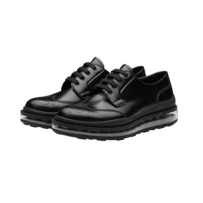 [매장판]Prada 2020 Mens Leather Shoes - 프라다 2020 남성용 레더 슈즈,PRAS0510,Size(240 - 270).블랙