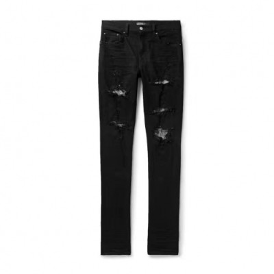 [아미리]Amiri 2020 Mens Trendy Denim Pants - 아미리 2020 남성 트렌디 데님 팬츠 Ami0097x.Size(30 - 36).블랙