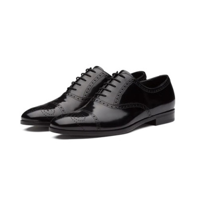 [매장판]Prada 2020 Mens Leather Oxford Shoes - 프라다 2020 남성용 옥스퍼드 레더 슈즈,PRAS0531,Size(240 - 270).블랙