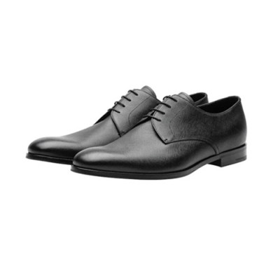 [매장판]Prada 2020 Mens Leather Oxford Shoes - 프라다 2020 남성용 옥스퍼드 레더 슈즈,PRAS0537,Size(240 - 270).블랙