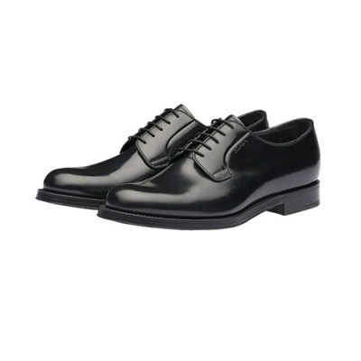 [매장판]Prada 2020 Mens Leather Oxford Shoes - 프라다 2020 남성용 옥스퍼드 레더 슈즈,PRAS0540,Size(240 - 270).블랙