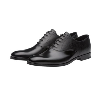 [매장판]Prada 2020 Mens Leather Oxford Shoes - 프라다 2020 남성용 옥스퍼드 레더 슈즈,PRAS0543,Size(240 - 270).블랙