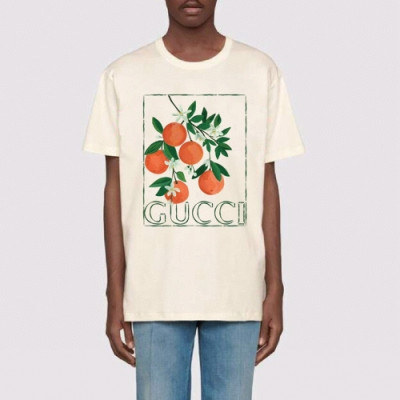 [매장판]Gucci 2020 Mm/Wm Logo Cotton Short Sleeved Tshirts - 구찌 2020 남/녀 로고 코튼 반팔티 Guc02782x.Size(xs - l).아이보리