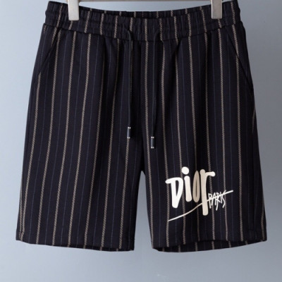 Dior 2019 Mens Logo Casual Training Half Pants - 디올 남성 로고 캐쥬얼 트레이닝 반바지 Dio0670x.Size(m - 2xl).블랙