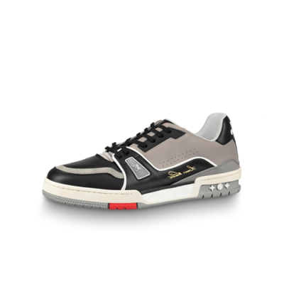 [매장판]Louis Vuitton 2020 Mens Leather Sneakers -  루이비통 2020 남성용 레더 스니커즈 LOUS1144,Size(240 - 270).블랙