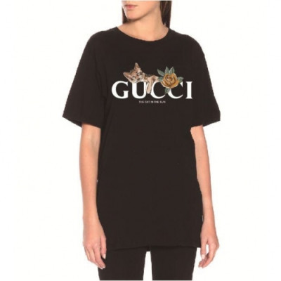 [매장판]Gucci 2020 Mm/Wm Logo Cotton Short Sleeved Tshirts - 구찌 2020 남/녀 로고 코튼 반팔티 Guc02796x.Size(xs - l).블랙