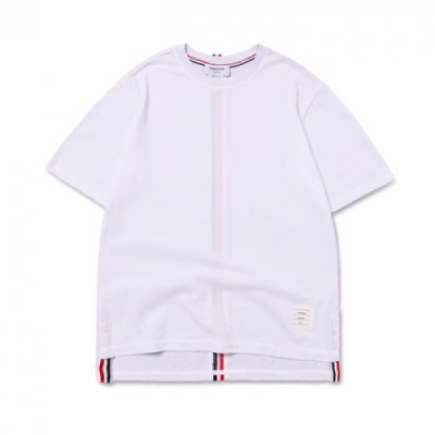 [톰브라운]Thom Browne 2020 Mm/Wm Casual Cotton Short Sleeved Polo Tshirts - 톰브라운 2020 남/녀 캐쥬얼 코튼 폴로 반팔티 Tho0827x.Size(m - 2xl).화이트