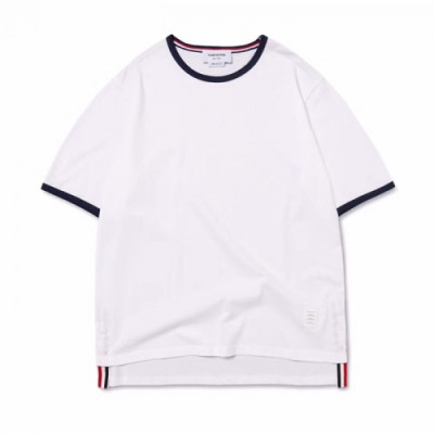 [톰브라운]Thom Browne 2020 Mm/Wm Casual Cotton Short Sleeved Polo Tshirts - 톰브라운 2020 남/녀 캐쥬얼 코튼 폴로 반팔티 Tho0830x.Size(m - 2xl).화이트