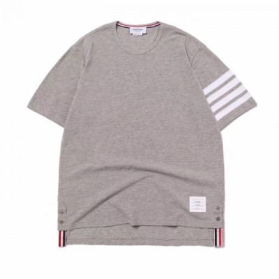 [톰브라운]Thom Browne 2020 Mm/Wm Casual Cotton Short Sleeved Polo Tshirts - 톰브라운 2020 남/녀 캐쥬얼 코튼 폴로 반팔티 Tho0835x.Size(m - 2xl).그레이