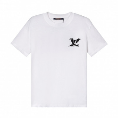 [루이비통]Louis vuitton 2020 Mm/Wm Logo Silket Short Sleeved Tshirts - 루이비통 2020 남/녀 로고 실켓 반팔티 Lou01906x.Size(xs - l).화이트