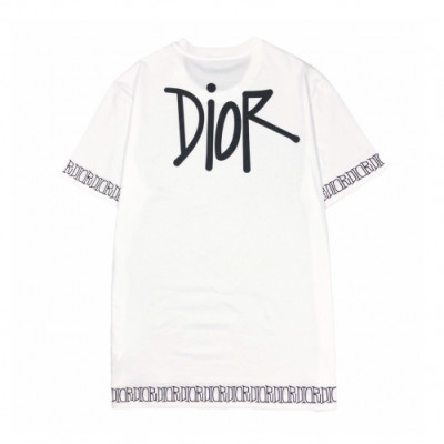 [디올]Dior 2020 Mens Casual Crew-neck Short Sleeved Tshirts - 디올 2020 남성 캐쥬얼 크루넥 반팔티 Dio0674x.Size(m - 2xl).화이트