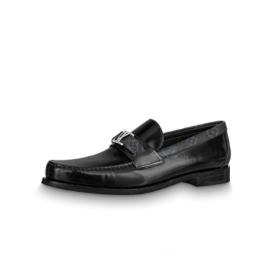 [매장판]Louis Vuitton 2020 Mens Leather Loafer -  루이비통 2020 남성용 레더 로퍼 LOUS1229,Size(240 - 270).블랙