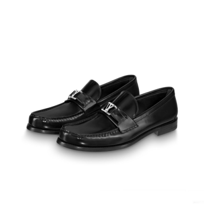 [매장판]Louis Vuitton 2020 Mens Leather Loafer -  루이비통 2020 남성용 레더 로퍼 LOUS1234,Size(240 - 270).블랙