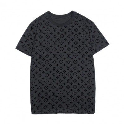 [루이비통]Louis vuitton 2020 Mm/Wm Logo Silket Short Sleeved Tshirts - 루이비통 2020 남/녀 로고 실켓 반팔티 Lou01912x.Size(s - 2xl).블랙