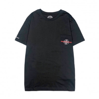 [크롬하츠]Chrome hearts 2020 Mens Logo Casual Short Sleeved Tshirts - 크롬하츠 2020 남성 로고 캐쥬얼 반팔티 Chr0173x.Size(s - xl).블랙