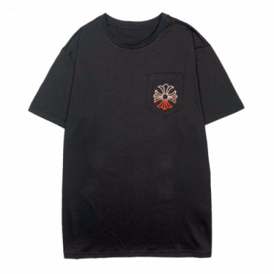 [크롬하츠]Chrome hearts 2020 Mens Logo Casual Short Sleeved Tshirts - 크롬하츠 2020 남성 로고 캐쥬얼 반팔티 Chr0182x.Size(s - xl).블랙