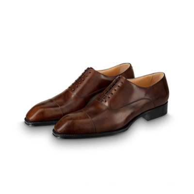 [매장판]Louis Vuitton 2020 Mens Leather Oxford Shoes -  루이비통 2020 남성용 레더 옥스퍼드 슈즈 LOUS1323,Size(240 - 270).브라운