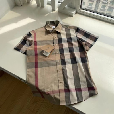 [버버리]Burberry 2023 Mens Vintage Basic Cotton Short Sleeved Tshirts - 버버리 2023 남성 빈티지 베이직 코튼 반팔 셔츠 Bur02757x.Size(m - 2xl).베이지