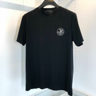 [에르메스]Hermes 2020 Mens Crew-neck Silket Short Sleeved Tshirts - 에르메스 2020 남성 크루넥 실켓 반팔티 Her0479x.Size(m - 2xl).블랙