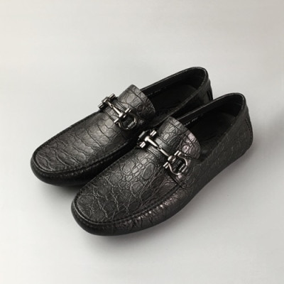 [업 신상]Ferragamo 2020 Mens Leather Loafer - 페라가모 2020 남성용 레더 로퍼  FGMS0423,Size(240 - 270).블랙