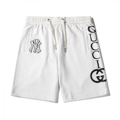 [구찌]Gucci 2020 Mens Initial Logo Vintage Casual Half Pants - 구찌 2020 남성 이니셜 로고 빈티지 캐쥬얼 반바지 Guc02811x.Size(m - 2xl).화이트