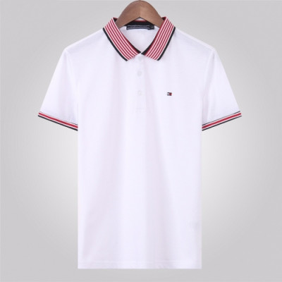 [토미]Tommy 2020 Mens Logo Cotton Polo Short Sleeved Tshirts - 토미 2020 남성 로고 코튼 폴로 반팔티 Tomy0040x.Size(m - 3xl).화이트