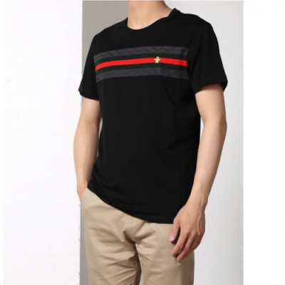 [매장판]Gucci 2020 Mm/Wm Logo Cotton Short Sleeved Tshirts - 구찌 2020 남/녀 로고 코튼 반팔티 Guc02826x.Size(m - 3xl).블랙