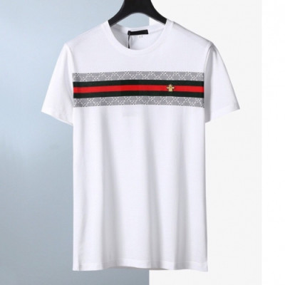 [매장판]Gucci 2020 Mens Logo Cotton Short Sleeved Tshirts - 구찌 2020 남성 로고 코튼 반팔티 Guc02827x.Size(m - 3xl).화이트