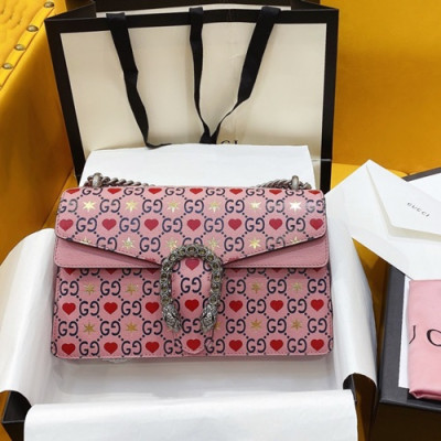 Gucci 2020 Dionysus Leather Shoulder Bag ,28CM - 구찌 2020 디오니소스 레더 숄더백 400249,GUB1141 ,28cm,핑크