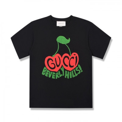 [매장판]Gucci 2020 Mm/Wm Logo Cotton Short Sleeved Tshirts - 구찌 2020 남/녀 로고 코튼 반팔티 Guc02829x.Size(xs - l).블랙